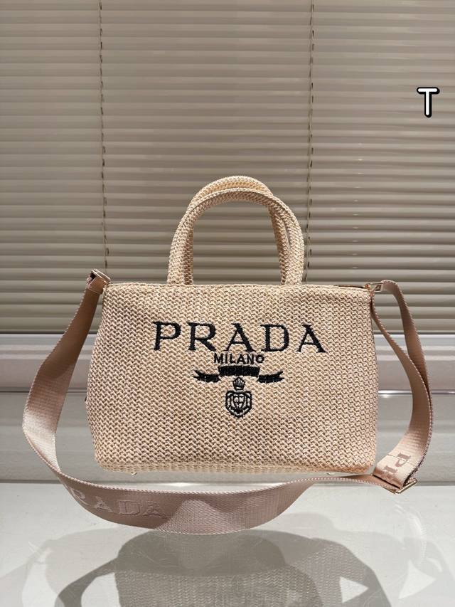 Size：30.19Cm Prada Hobo草编包 看到实物真的堪称完美！ 包装 设计超级方便和舒服！