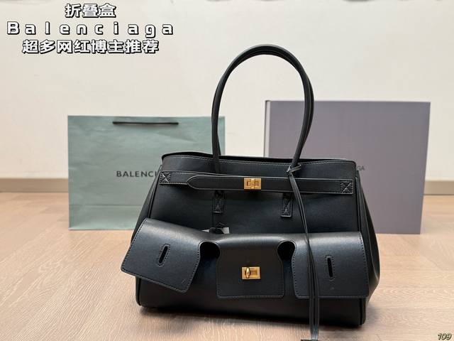 折叠盒 Balenciaga 巴黎世家 超多网红博主们推荐 包包非常耐用 尺寸 36 26