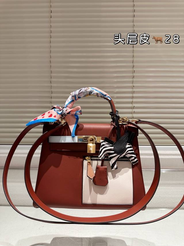 头层牛皮 Hermes 愛仕 Kelly28 Colormatic 口袋包 顶级货 不是地产货 95Cm HermèS 爱马仕 铂金包 高端质量 专柜最新款进口